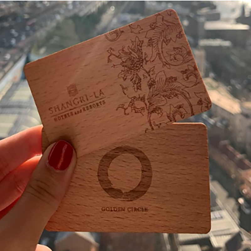 Shangri-La Hôtel à Sydney utilise des cartes en bois RFID au lieu de cartes de chambre en plastique